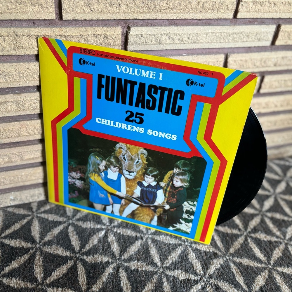 K-Tel "25 Funtastic Childrens Songs Volume 1" - Kids Record -  Children's Vinyl